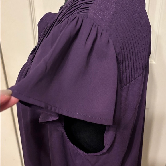 Daniel Rainn Farrah Flutter Sleeve Blouse - Picture 8 of 10